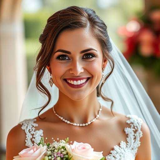 Retrato de Laura Mendoza, fotógrafa de bodas sonriendo.